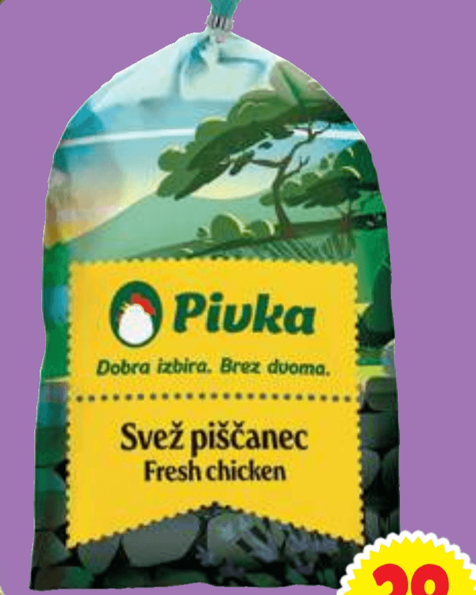 Svež piščanec Pivka - Akcija v trgovini E.Leclerc