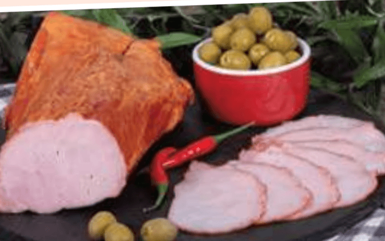 Prekajeni laks kare Mesarstvo Oblak - Akcija v trgovini E.Leclerc