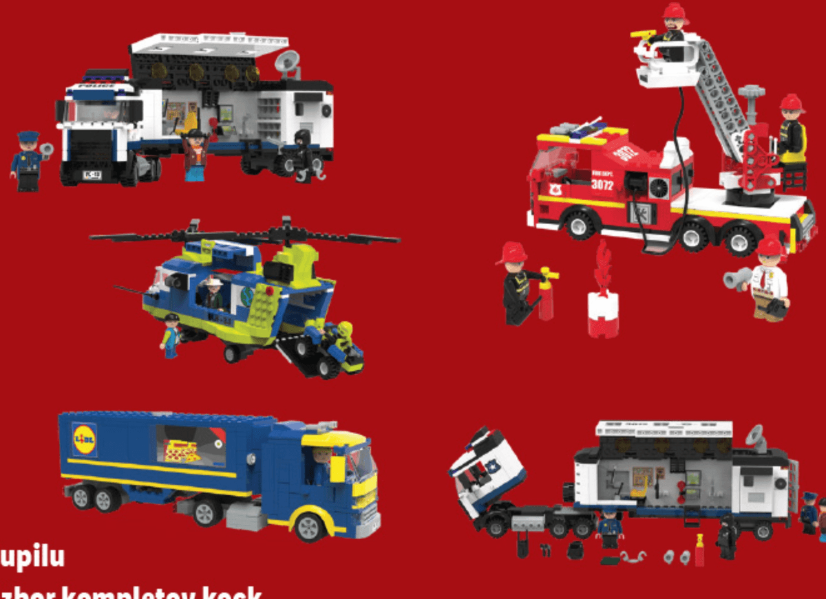 Izbor kompletov kock lupilu - Akcija v trgovini Lidl