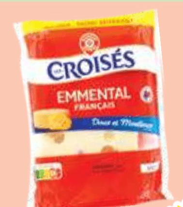 Sir Ementalec 500 g Croisés - Akcija v trgovini E.Leclerc
