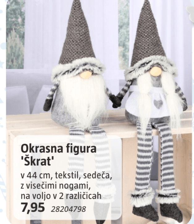 Okrasna figura 'Škrat' - Akcija v trgovini Bauhaus
