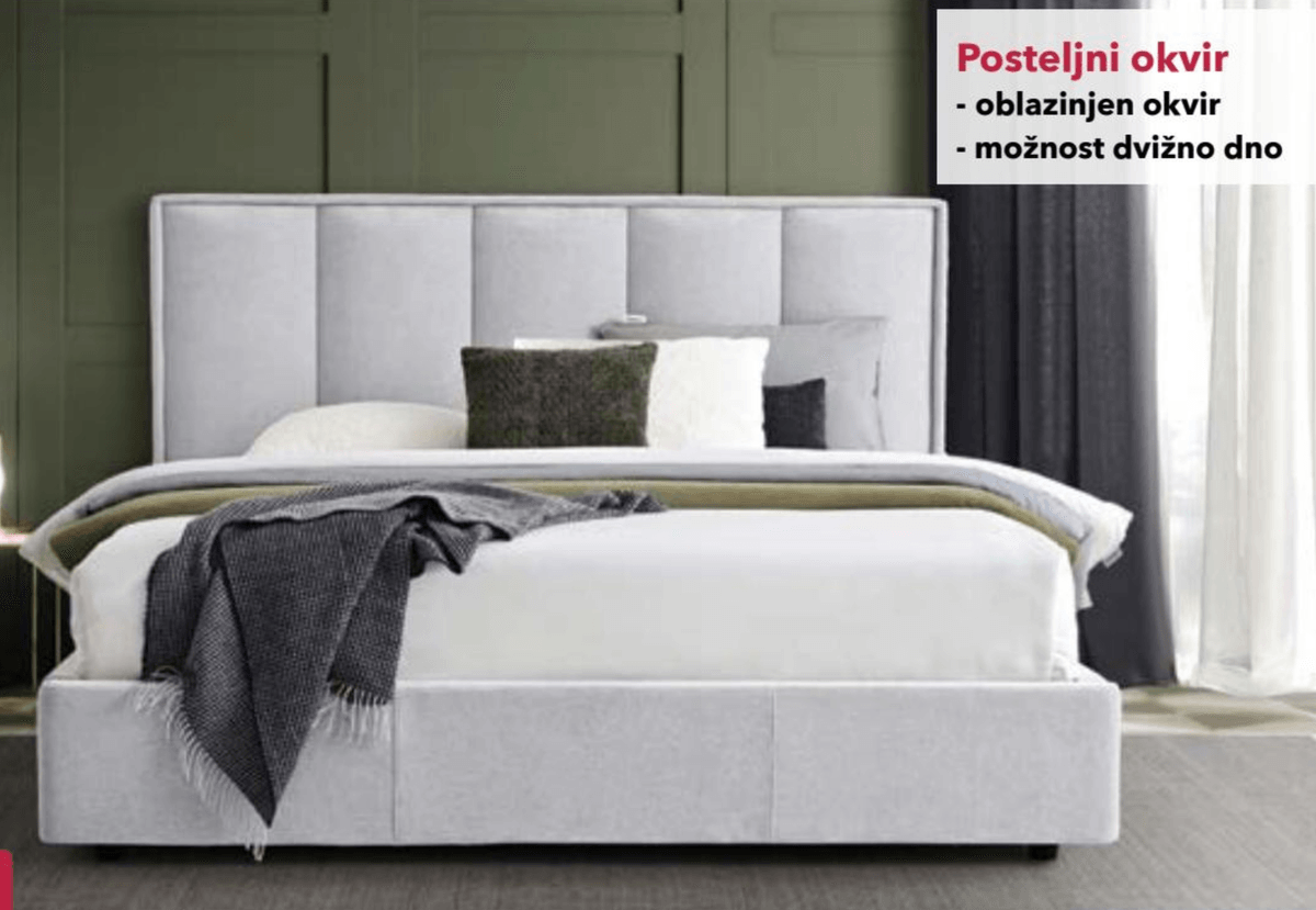 Posteljni okvir MONT - Akcija v trgovini Harvey Norman