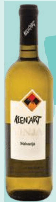 Kakovostno vino ZGP Malvazija 0,75 l Posestvo Klenar - Akcija v trgovini E.Leclerc