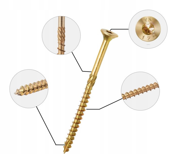 Vijak lesni KMWHT-XO 100/1 Wkręt-met KLIMAS - Akcija v trgovini Jager