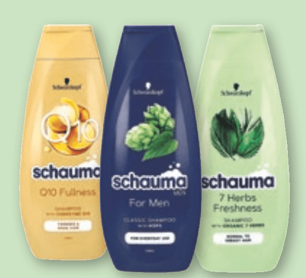 Schauma šampon ali balzam 400 ml ali 250 ml - Akcija v trgovini Spar