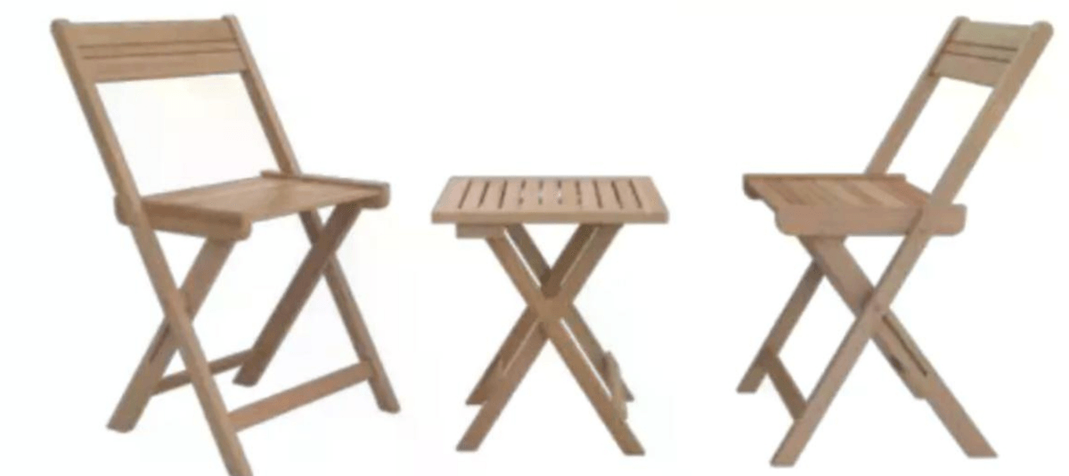 Set za balkon „NALA" 3-delni set - Akcija v trgovini Mömax