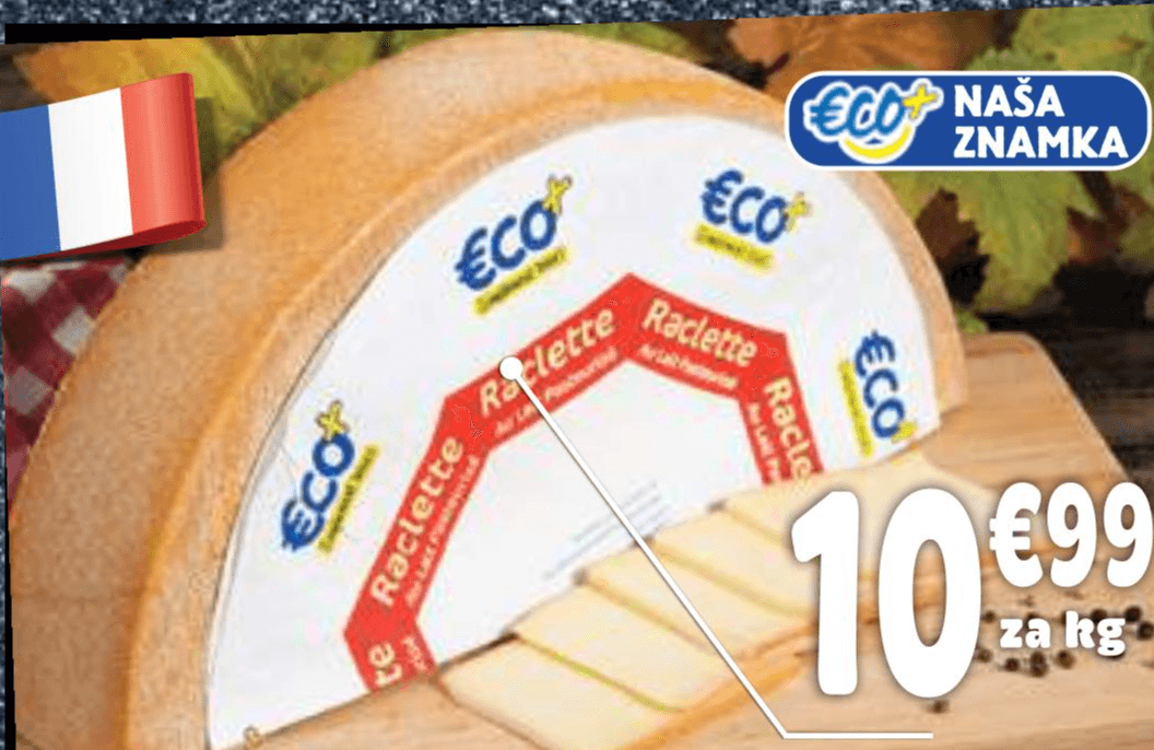 Sir Raclette - Akcija v trgovini E.Leclerc