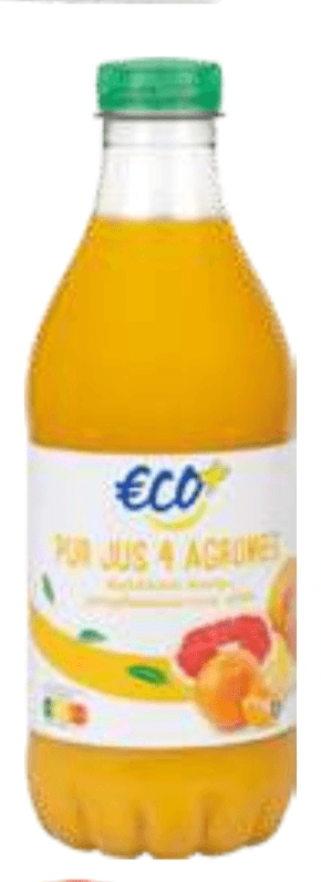 ECO Sadni sok s štirimi agrumi 1l - Akcija v trgovini E.Leclerc