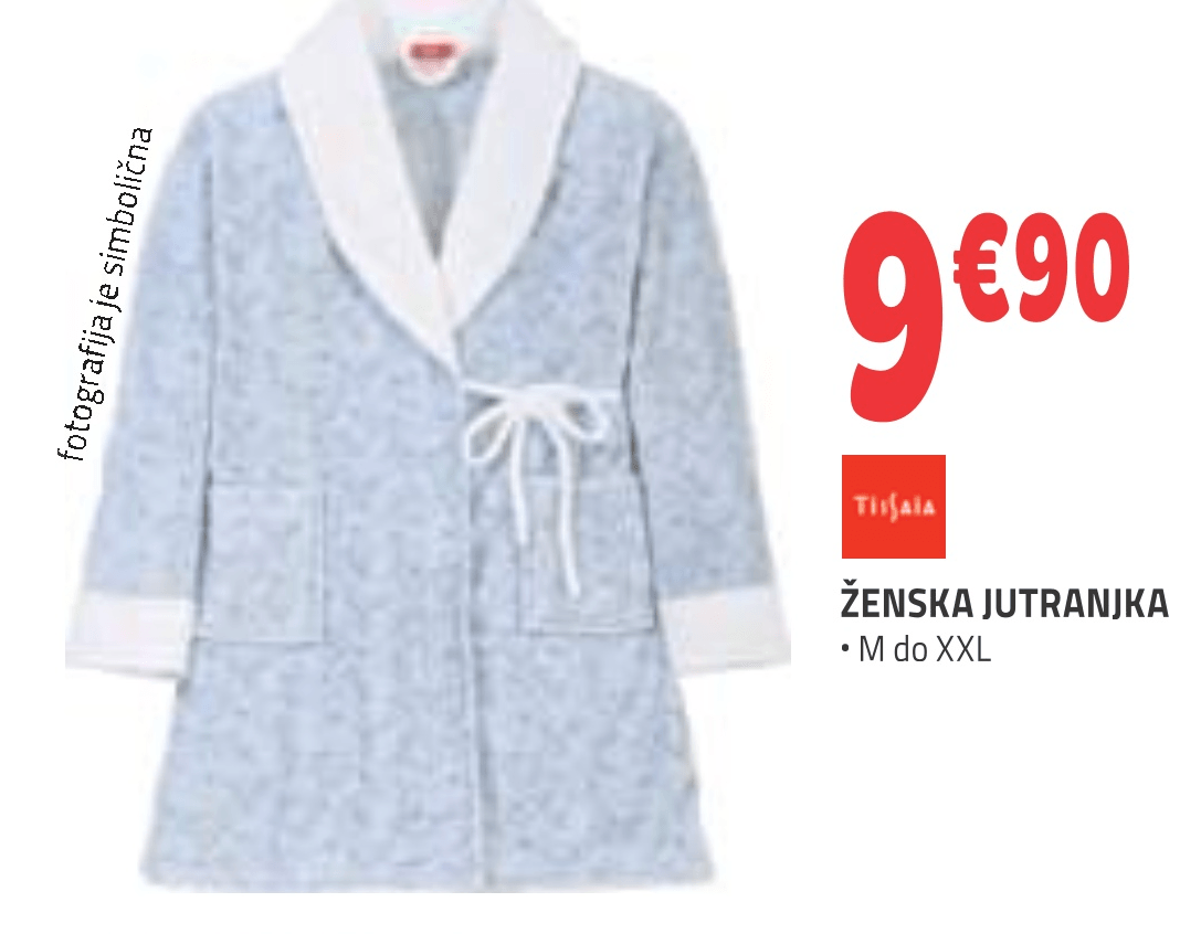 TiSaia Ženska jutranjka - Akcija v trgovini E.Leclerc
