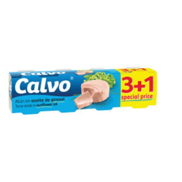 Tunina +Pro Calvo 3x 65 g - Akcija v trgovini E.Leclerc