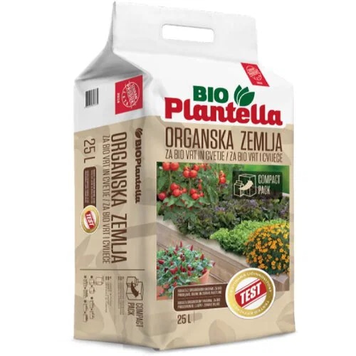 Bio zemlja PLANTELLA stisnjena 25 l - Akcija v trgovini Pevex