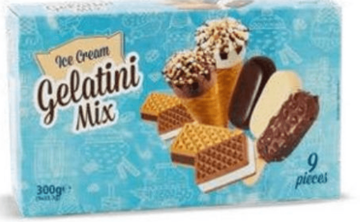 Gelatini Mix Mešani sladoledi 300 g - Akcija v trgovini Eurospin