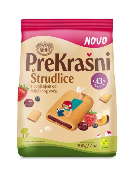 Pecivo Štrudlice Prekrasni 200 g Kraš Akcija v trgovini E.Leclerc
