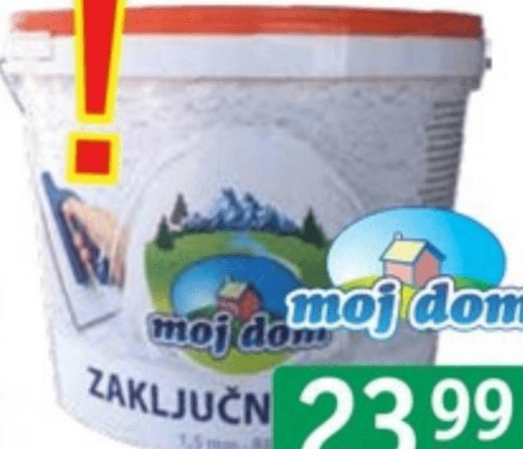 Omet ZAKLJUČNI Moj dom 25 kg - Akcija v trgovini Jager