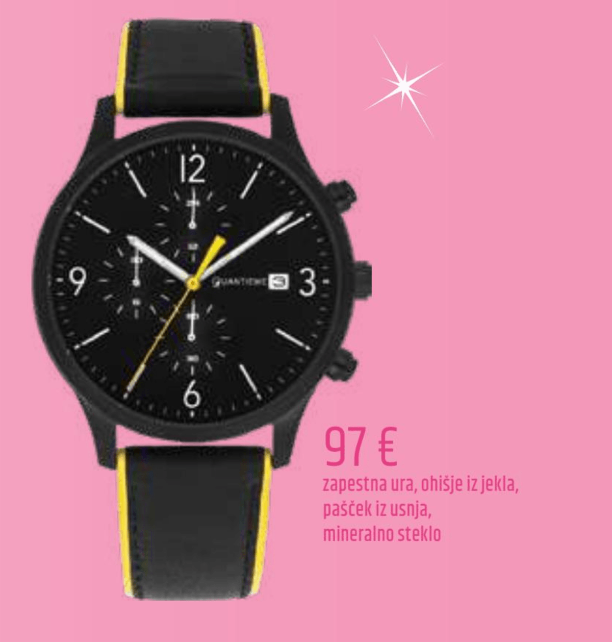 QUANTIEME Zapestna ura - Akcija v trgovini E.Leclerc