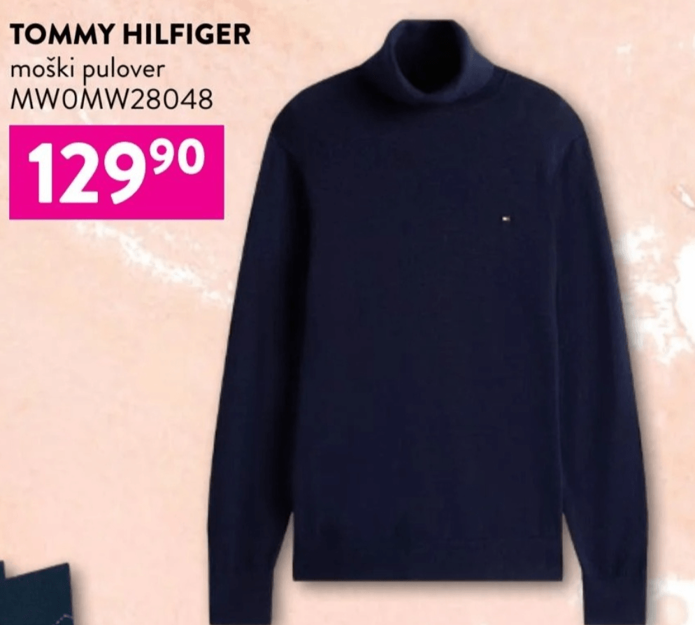 Tommy Hilfiger moški pulover - Akcija v trgovini Kompas Shop