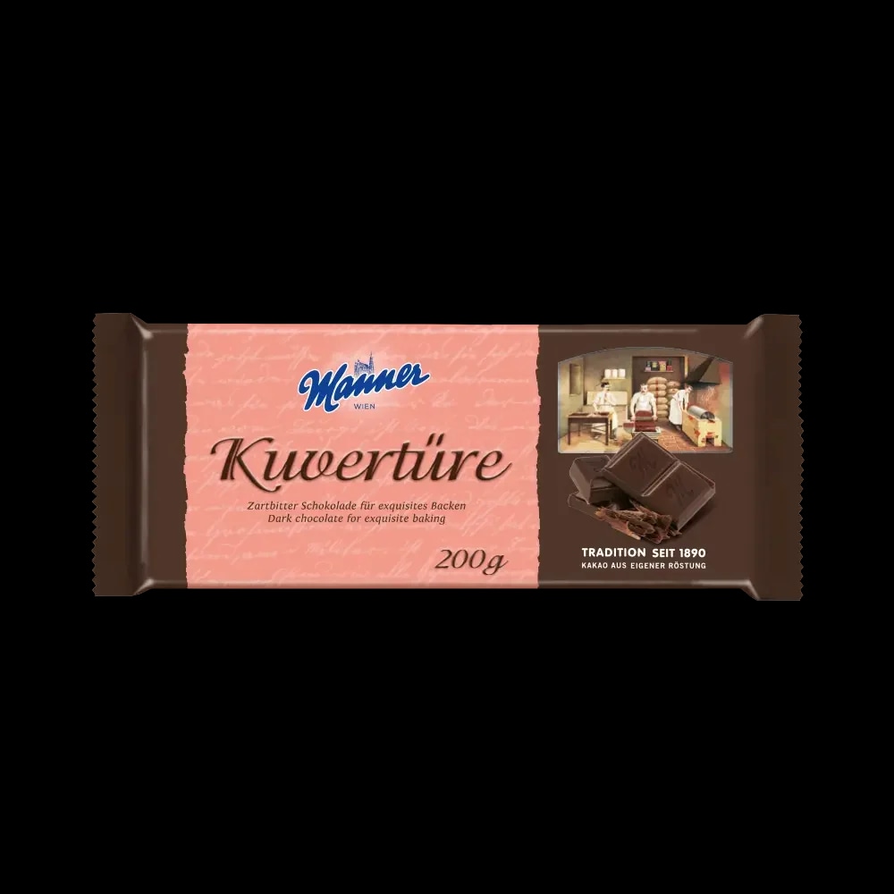 Čokoladna kuvertura Manner 200 g - Akcija v trgovini E.Leclerc