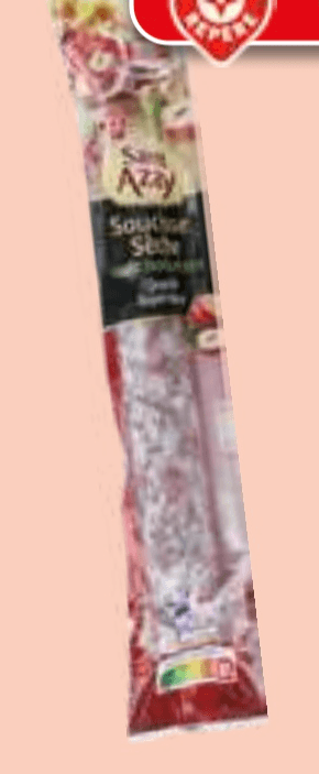 SUHA SALAMA Z LEŠNIKI 250 g Azay - Akcija v trgovini E.Leclerc