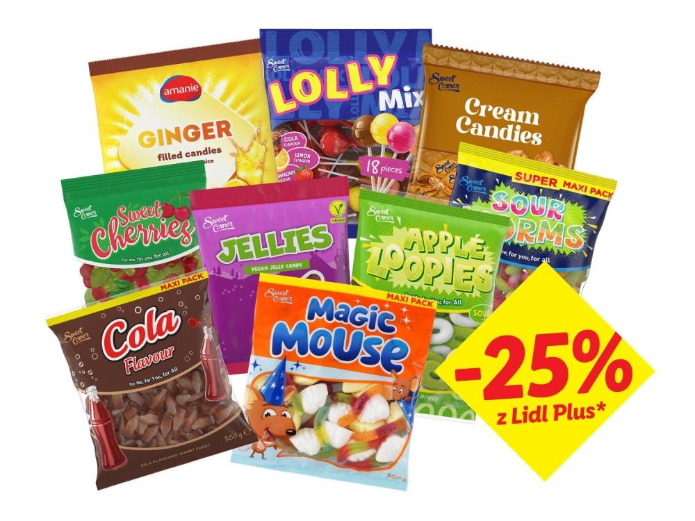 Izbrani bonboni - Akcija v trgovini Lidl
