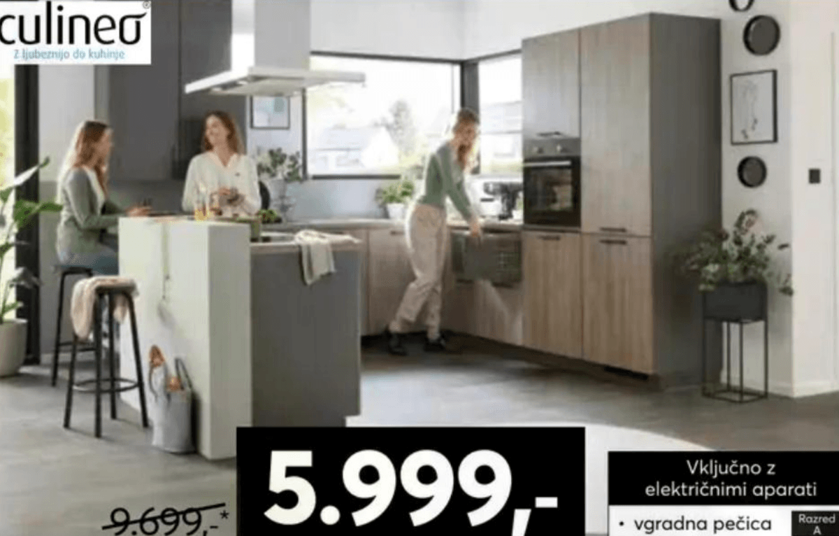 Kuhinja Culineo - Akcija v trgovini Dipo