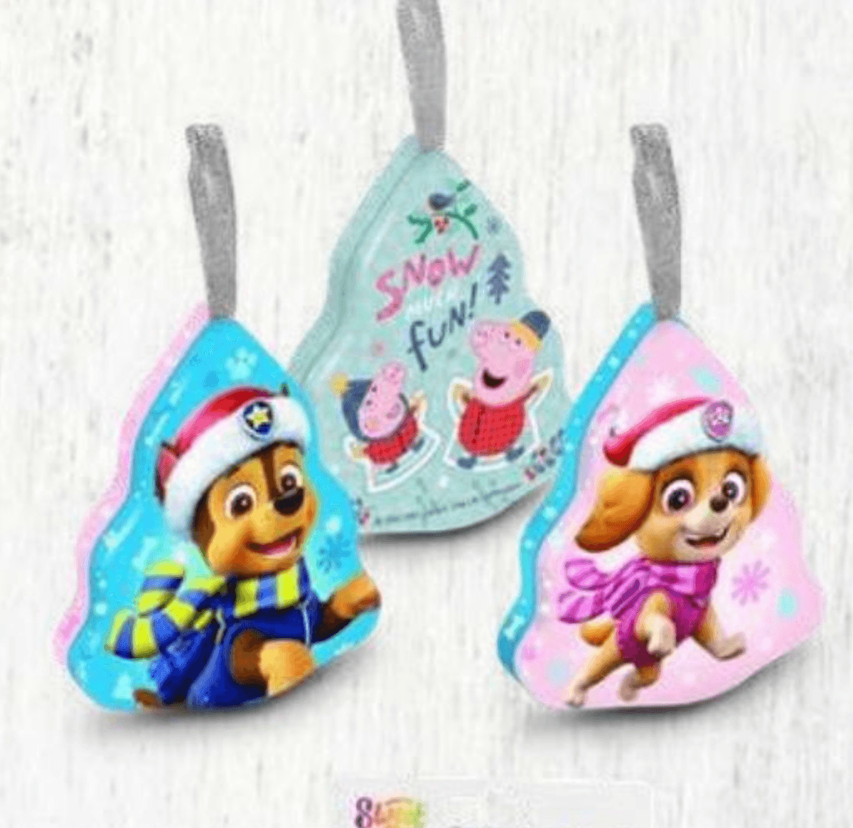 Čokoladni bonboni v smrečici 20 g Paw Patrol/Peppa Pig - Akcija v trgovini Eurospin