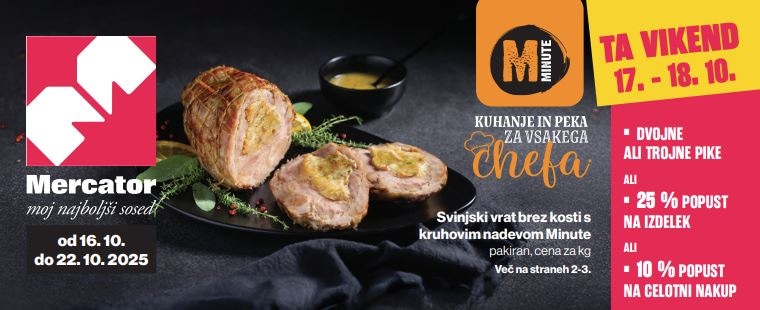 Mercator katalog Akcijska ponudba od 16.10. do 22.10.2025