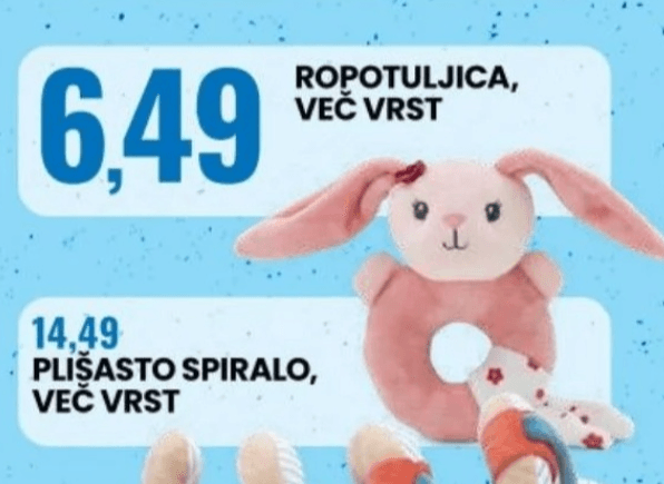 Ropotuljica - Akcija v trgovini Eurospin
