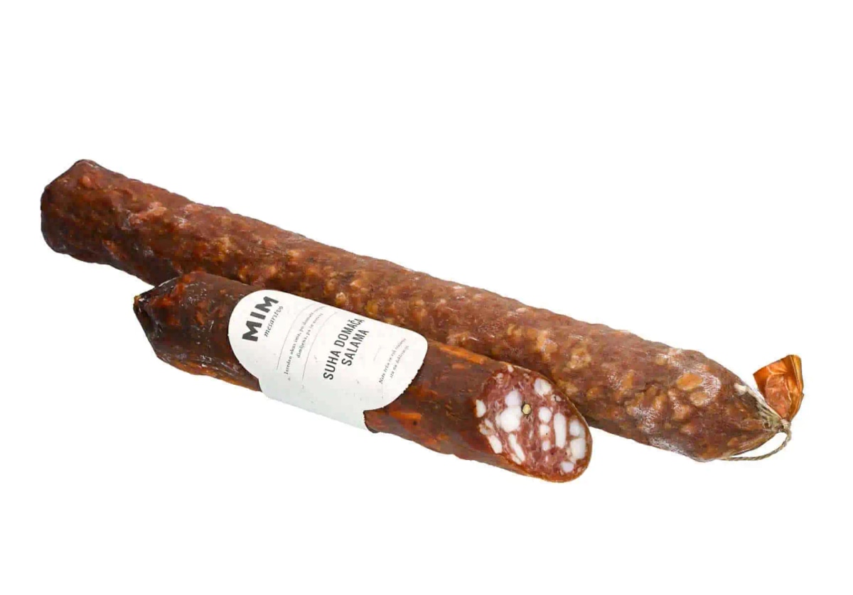 MIP domača suha salama 500 g Akcija v trgovini Jager