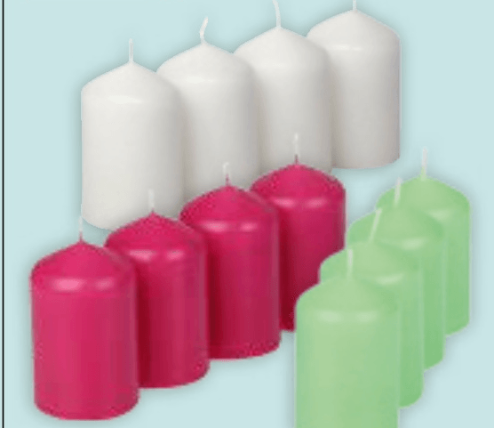 Steinhart Stebričaste sveče 4 kos - Akcija v trgovini Mueller