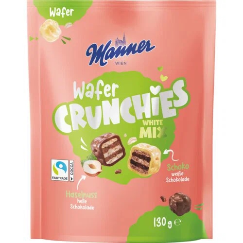Napolitanke Crunchie Manner 130 g - Akcija v trgovini Mercator