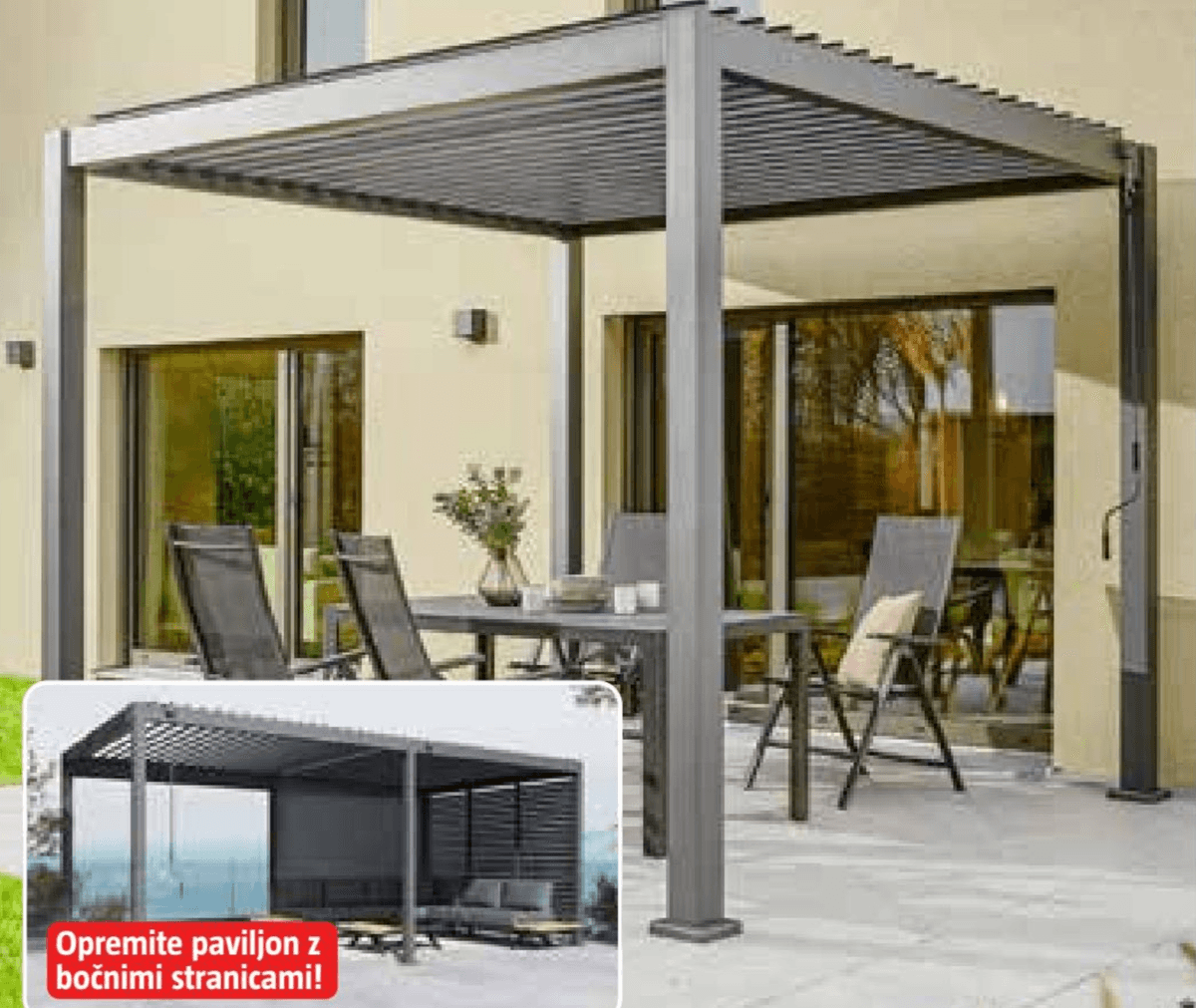 Paviljon Milos - Akcija v trgovini Bauhaus