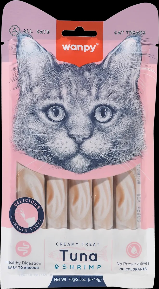 wanpy Creamy Treat dopolnilna hrana za mačke 70 g - Akcija v trgovini Dm