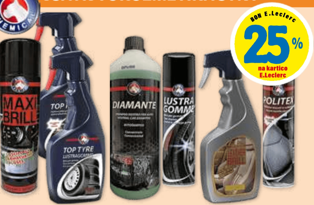 Vsa avtokozmetika Synt Chemical - Akcija v trgovini E.Leclerc