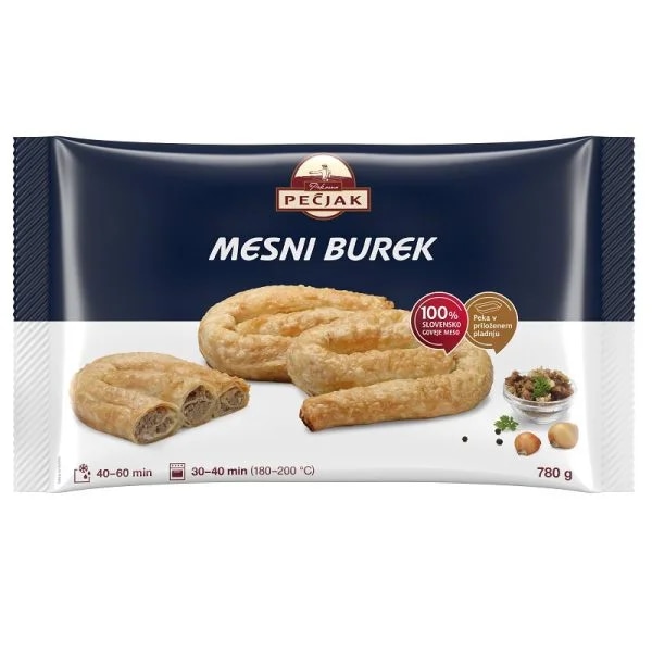 BUREK 780 g Pekarna Pečjak - Akcija v trgovini E.Leclerc