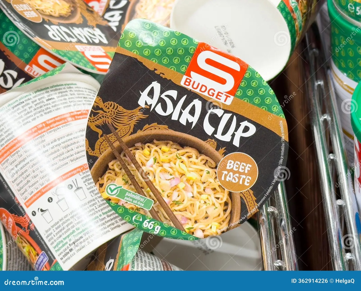 S Budget Asia Cup instant rezanci 70 g S-BUDGET Akcija v trgovini Spar