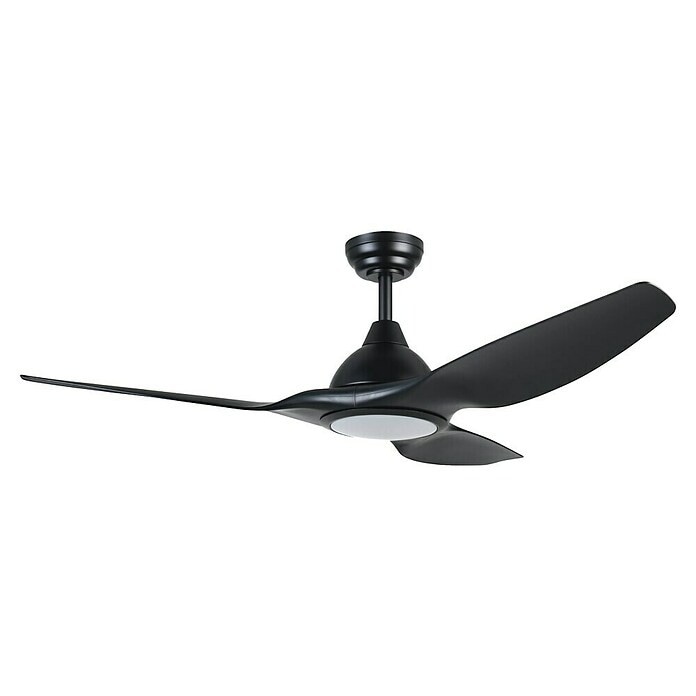 Stropni ventilator z LED osvetlitvijo 'Matteo' 30 W, Ø 132 x v 38 cm Akcija v trgovini Bauhaus