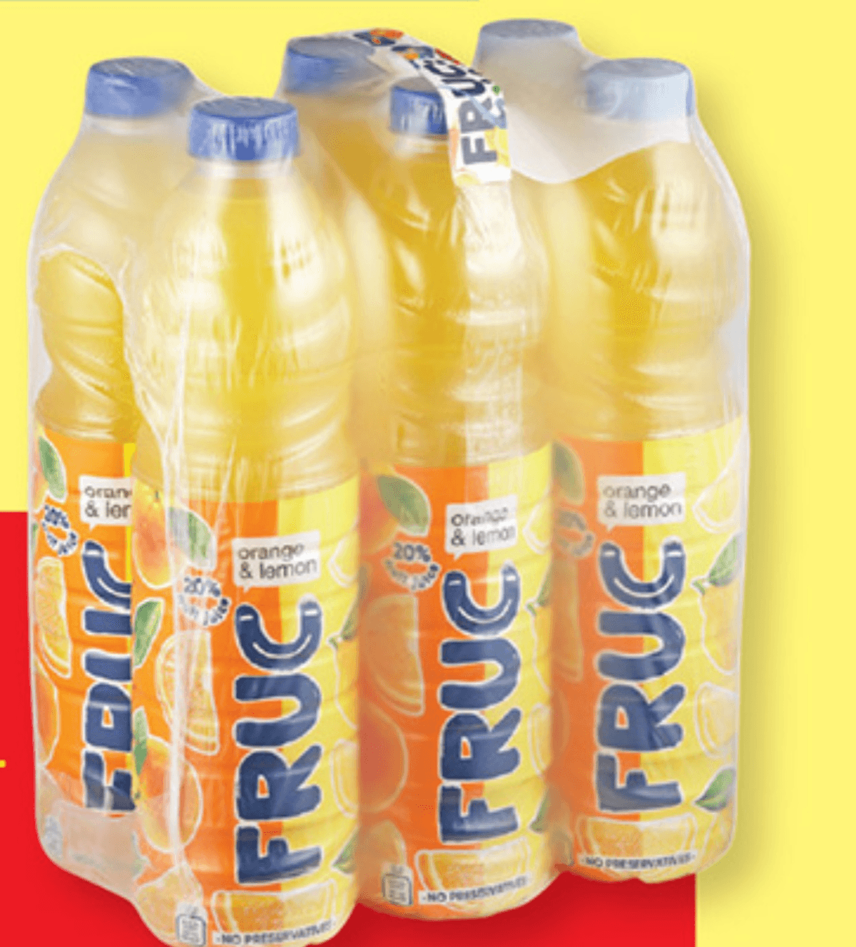 FRUC Napitek pomaranča-limona 1,5 l - Akcija v trgovini Lidl