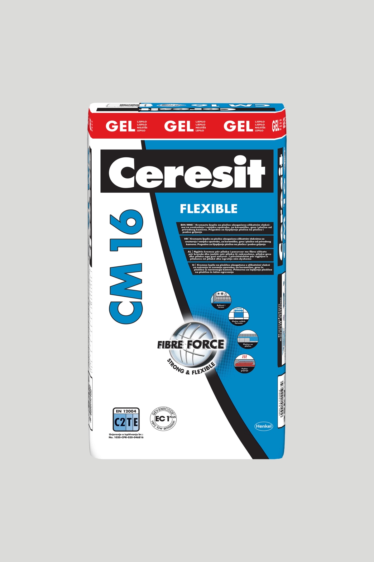 Ceresit Fleksibilno lepilo CM 16 GEL 25 kg - Akcija v trgovini Jager