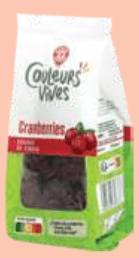 Couleurs Vives Suhe brusnice 200 g - Akcija v trgovini E.Leclerc