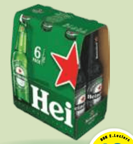Svetlo pivo Heineken 6x 0,33 l - Akcija v trgovini E.Leclerc