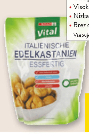 Kostanj 250 g SPAR Vital - Akcija v trgovini Spar