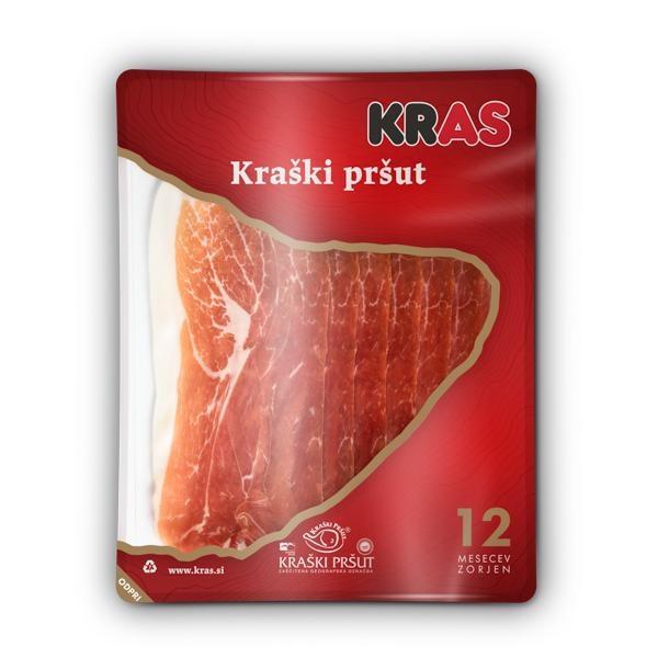 Kraški pršut Kras - Akcija v trgovini Mercator