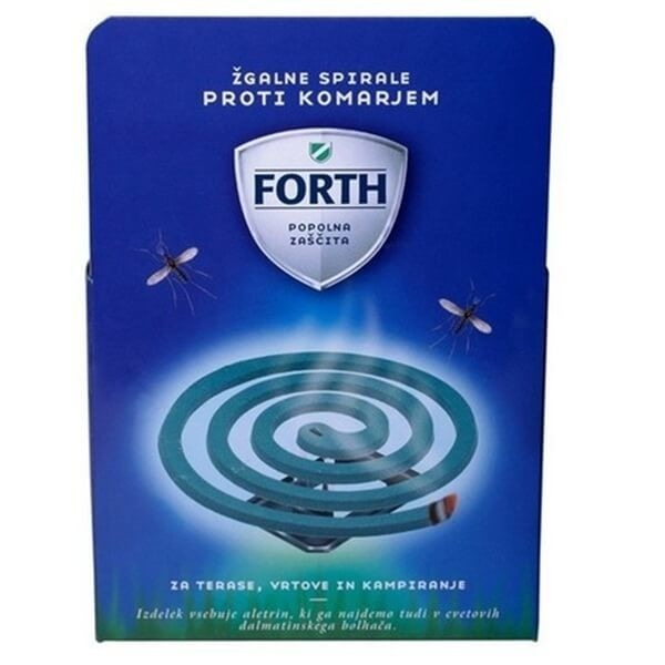 Žgalne spirale proti komarjem Forth 10 kosov - Akcija v trgovini Merkur