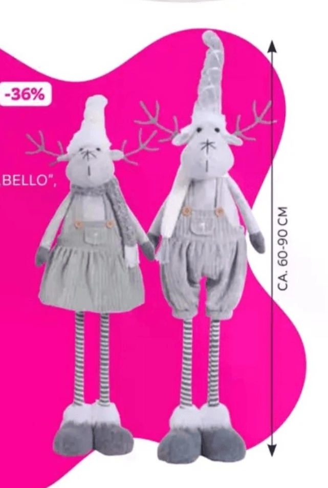Božični jelenček „BELLO" - Akcija v trgovini Mömax