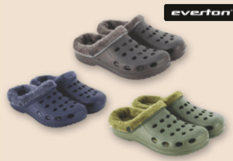 Podloženi natikači everton - Akcija v trgovini Spar