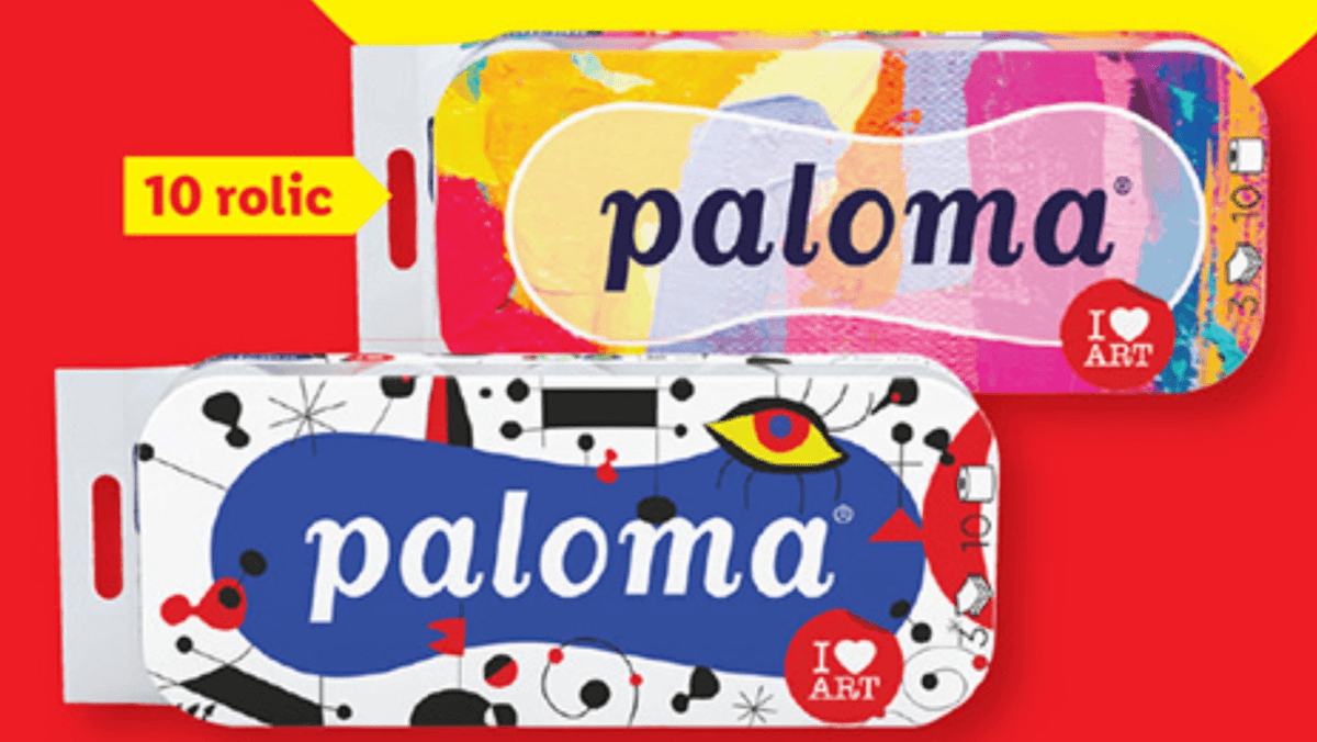 Paloma toaletni papir 10 rolic Akcija v trgovini Lidl