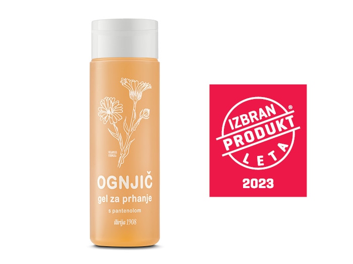 ilirija 1908 Ognjič gel za prhanje s pantenolom 230 ml - Akcija v trgovini Dm