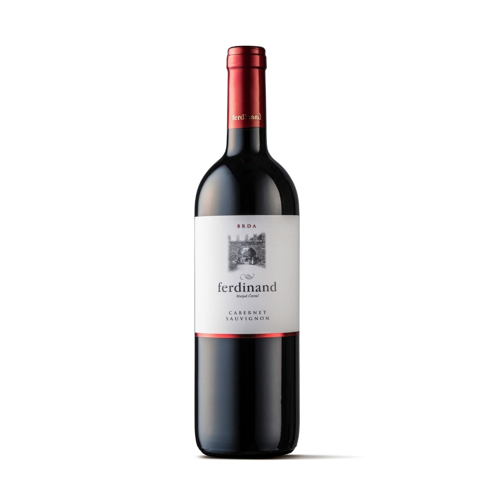 Kakovostno vino ZGP Cabernet Sauvignon ali Merlot 0,75 l Ferdinand - Akcija v trgovini E.Leclerc