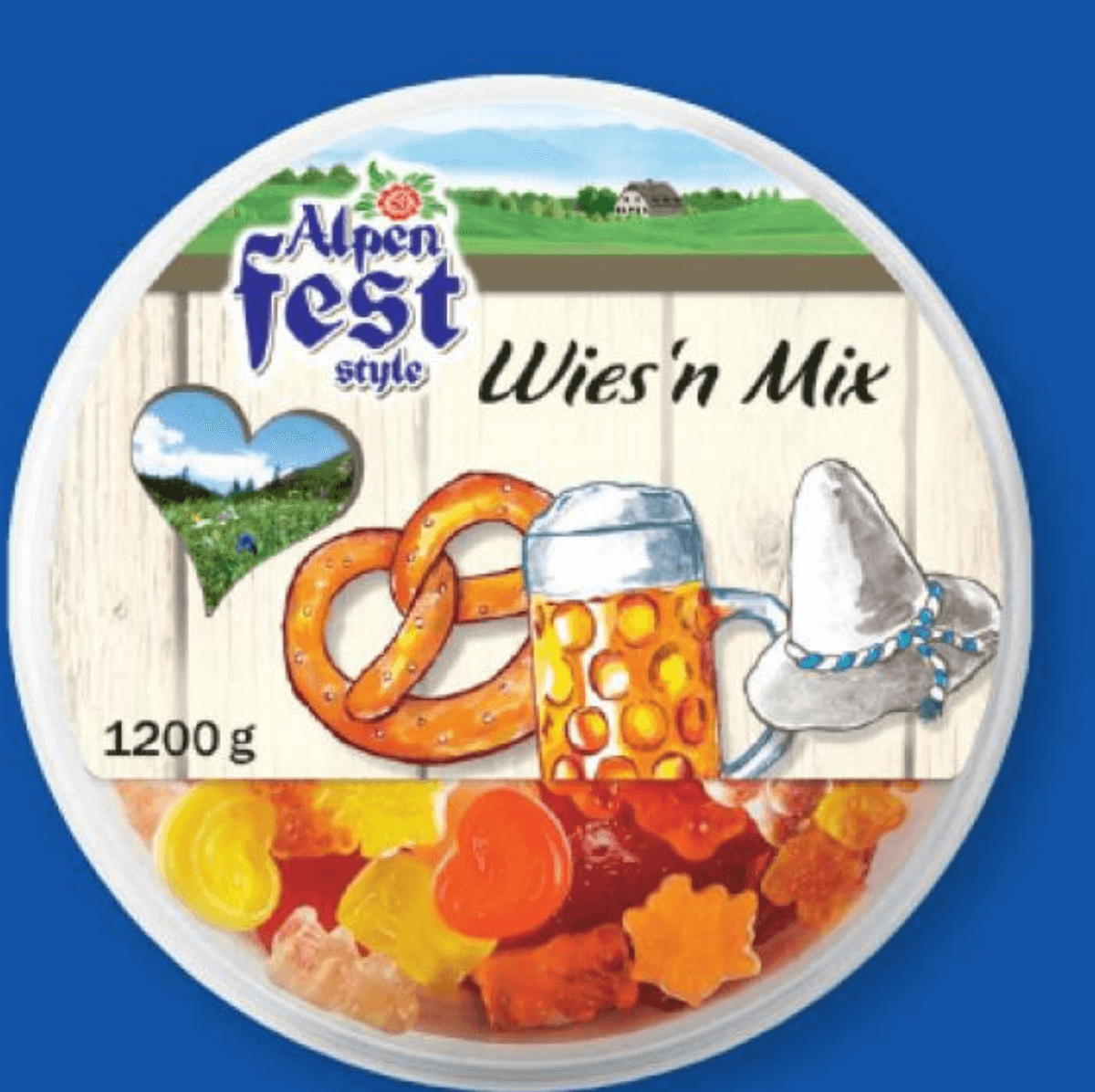 Alpenfest Gumijevi bonboni 1200 g - Akcija v trgovini Lidl
