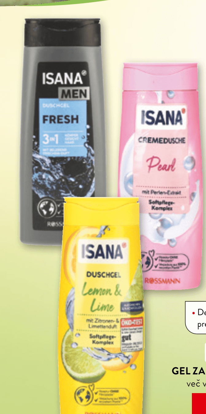 ISANA MEN Duschgel Fresh - Akcija v trgovini Spar